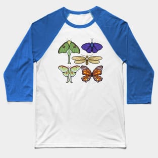 Pixel Moth Collection Baseball T-Shirt